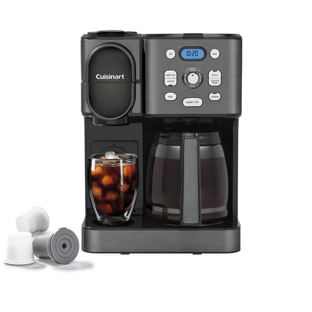 Cuisinart Coffee Center 2-in-1 Coffee Maker & Single-Serve Brewer Black